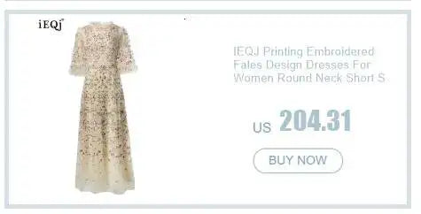 IEQJ Elegant Big Swing Irregular Ruffles Party Maxi Dresses For Women Cloak Sleeves Spliced Lace Up Pleated Dress 2025 New