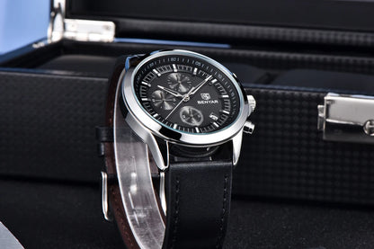 BENYAR Men's Watches Luxury Quartz Wristwatches Chronograph Watch Men Gifts Waterproof Stainless Steel Clock Reloj Hombre 2025