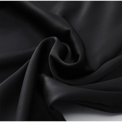 Black Lace Patchwork Satin Backless Dress Women Sexy Strapless Off-Shoulder Maxi Fishtail Dresses 2026 Lady Chic Party Vestido