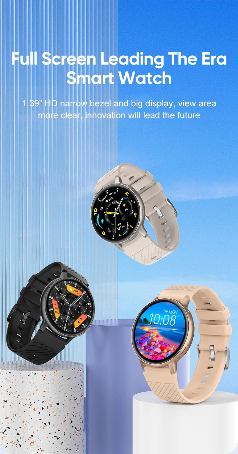 FOXBOX Smart watch Health Monitoring Sport Fitness Tracker Bluetooth Call Waterproof Men Women Luxury Smartwatch For IOS Android