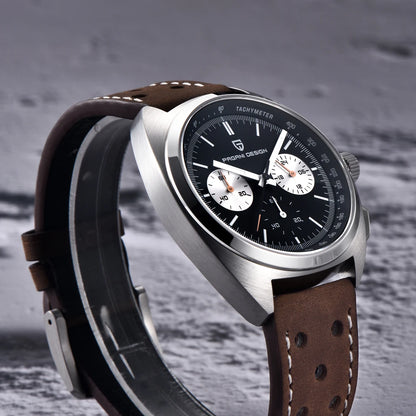 PAGANI DESIGN Men's Watches Luxury Quartz Wrist Watch For Men AR Sapphire Speed Chronograph Retro Dial Clock Reloj Hombre 2026