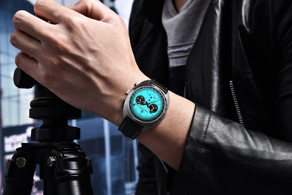 PAGANI DESIGN Men's Watches Luxury Quartz Wrist Watch For Men AR Sapphire Speed Chronograph Retro Dial Clock Reloj Hombre 2026
