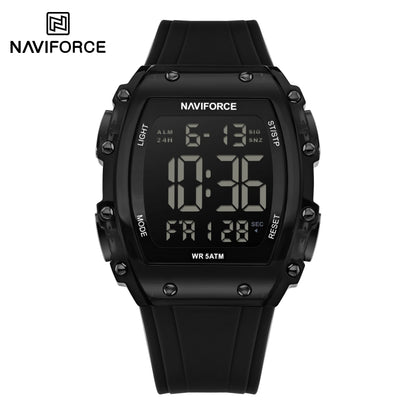 NAVIFORCE Fashion Student Watches Electronic LED Digital Watch for Men Watch Waterproof Sport Multifunctional Alarm Clock Man