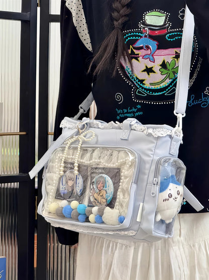 Ballet Girl Large Appetite Itabag Japanese Two-Dimension Single Shoulder Crossbody Bag Gift For Friends Women'S Handbag