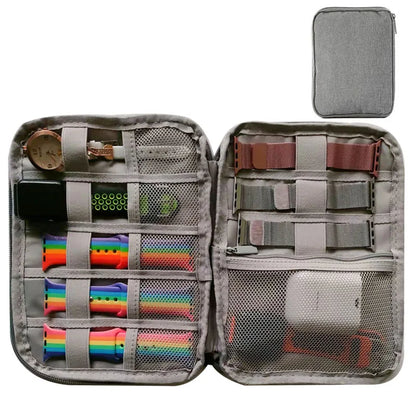 Waterproof Portable Box watch Holder Organizer Storage for Men Women smart watch boxes for Apple watch strap storage box watches