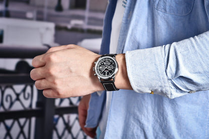 BENYAR 5188 New Quartz Watches for Men Top Brand 42MM Military Watch Luxury Chronograph 30M Waterproof Male Clock Reloj Hombre