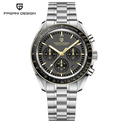 2026 New PAGANI DESIGN Tribute to CK2998 Moon Watch Retro Luxury Quartz Watches For Men Stainless steel Sport Chronograph Man