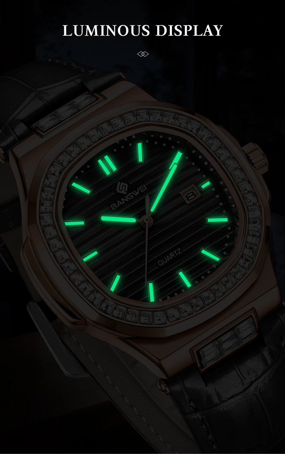 LIGE New Fashion Date Couple Watches 30M Waterproof Luminous Valentine's Day Gift Stainless Steel Watch Men Women Quartz Watch