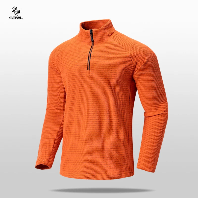 SBWL Men's high quality cycling hiking outdoor sports long sleeve Tshirt leisure speed dry running fitness sports clothing Tops