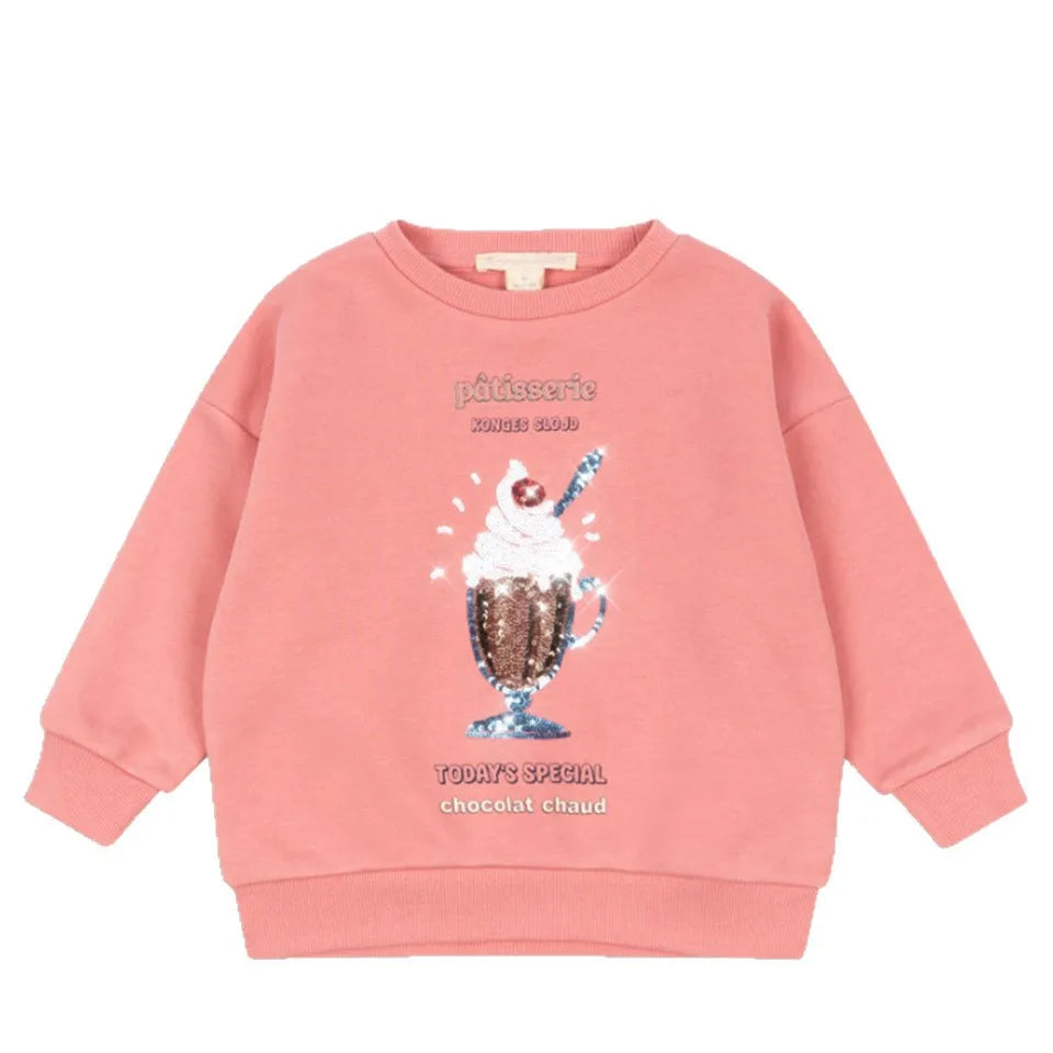 Fashion Girls Sweatshirts 2026 Spring Heart Cherry Printed Children Hoodies and Pant Suit Kids girl Cardiagn and Skirt Clothes