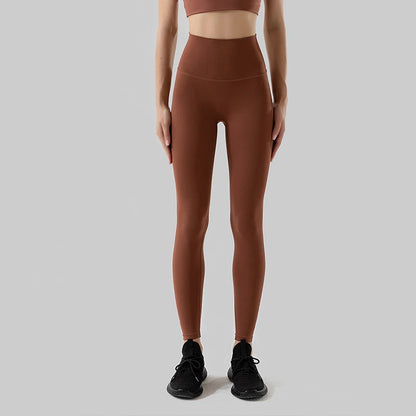 TRY TO BN Gym Leggings Yoga Pants Women Sports Fitness Naked Feeling High Waist Elastic Workout Push Up Leggings Tights Women