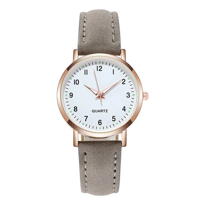 Fashion  Luminous  Leather Strap Wristwatch Women Small Dial Quartz Watch Ladies Clock Gift Relojes Para Mujer Dropshipping