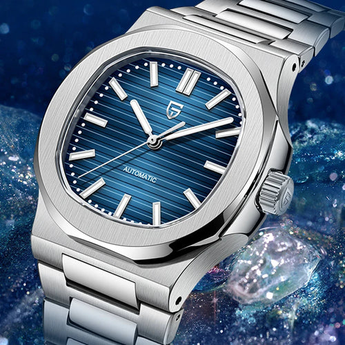 PAGANI DESIGN Top Luxury Automatic Watch For Men Mechanical Watches Men Sports Waterproof Sapphire Stainless Steel Reloj Hombre