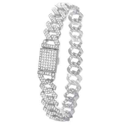 Luxury Moissanite Iced Out Watches Hip Hop Bust Down Unisex Diamond Watch, Stainless Steel Moissanite Studded Wrist Watch