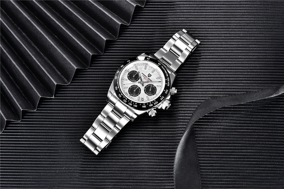 PAGANI DESIGN 2026 New Men Watches Luxury Quartz Watch For Men 100M Waterproof Sports Chronograph Wristwatch for Men gift