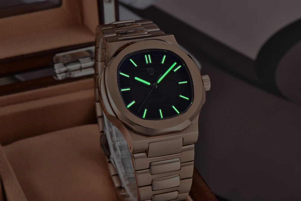 PAGANI DESIGN Top Luxury Automatic Watch For Men Mechanical Watches Men Sports Waterproof Sapphire Stainless Steel Reloj Hombre