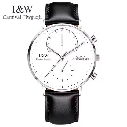 Carnival Brand Luxury Watches for Man Fashion Waterproof Rose Gold Silver Military Clock Men Quartz Wristwatches Reloj Hombre