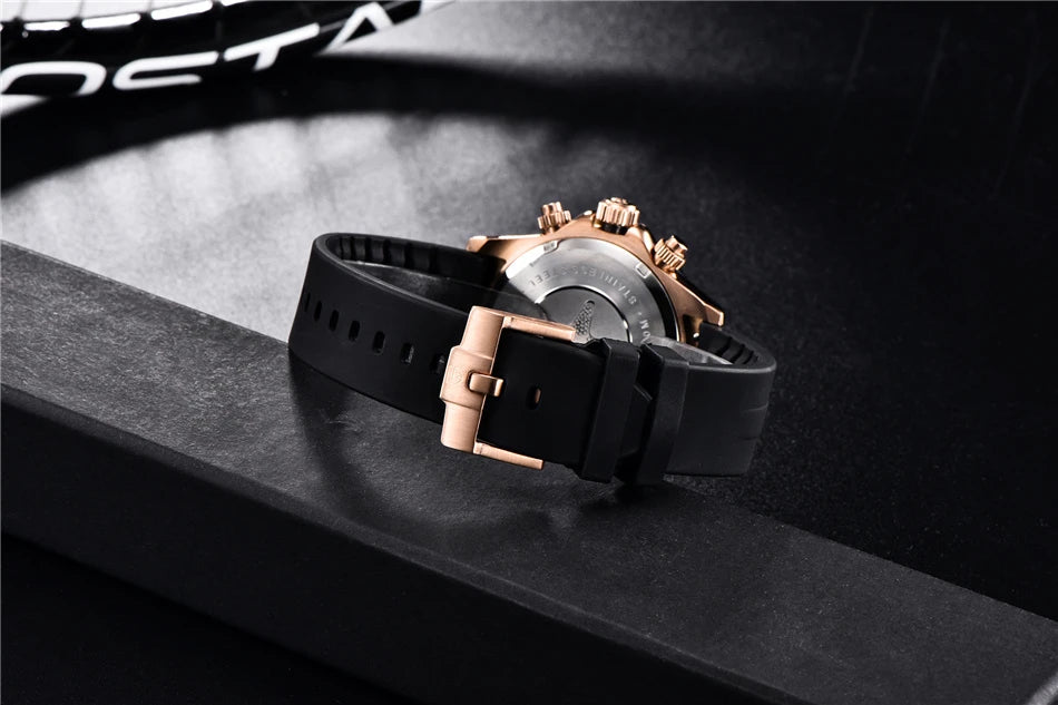 40mm New V2 PAGANI DESIGN Men's Quartz Watches Sapphire Retro Chronograph Stainless Steel Waterproof Watch Men Relogio Masculino