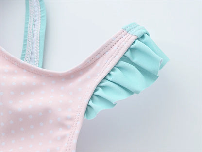 Toddler Infant Baby Girls Swimwear Watermelon Swimsuit Swimming Beach Bathing Bikini Cute Summer One-Piece Swimming Baby Overall