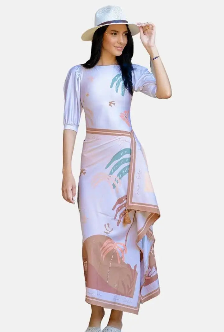 New Women's Swimwear Split Sports Skirt-Style Long-Sleeved Sunscreen Swimsuit Swimming Class Thai Thin Two-Piece Bathing Suit