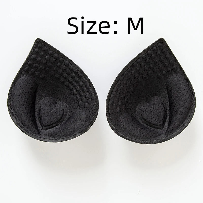 Women Sexy Breast Insert Push Up Bra Enhancer Swimsuit Bikini Pad Removeable Foam Chest Accessories Swimsuit Thickness 4/5/6cm