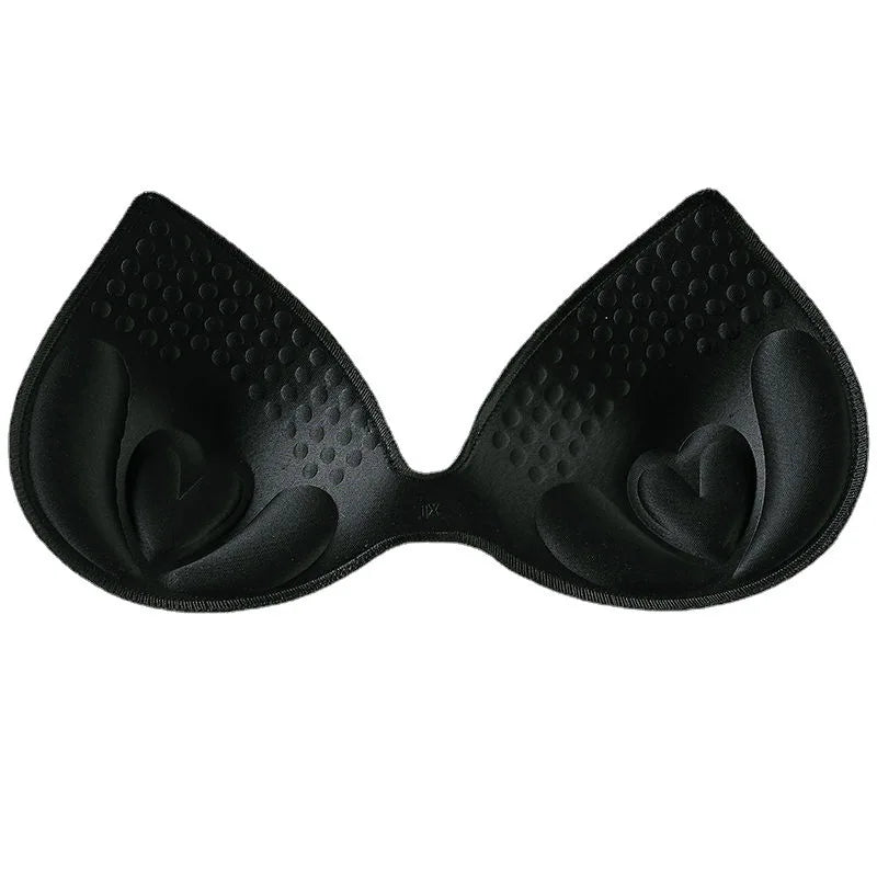 Women Sexy Breast Insert Push Up Bra Enhancer Swimsuit Bikini Pad Removeable Foam Chest Accessories Swimsuit Thickness 4/5/6cm
