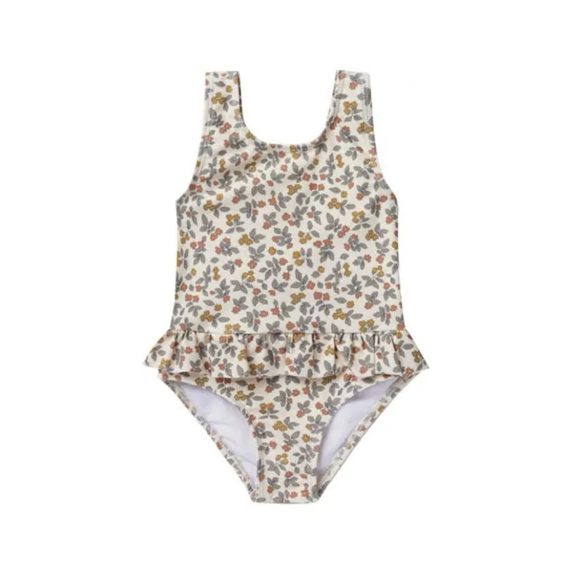 Kids Printed Swimwear for Girl Two Pieces Bikinis Set 2025 Summer Designer Boy Trunks Swimsuit Floral Striped Bathing Suit