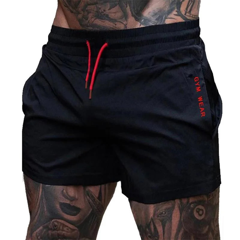 2026 Summer Gym Fitness Men's Shorts Sweatpants Thin Fashion Men Marathon Running Shorts Sports Breathable Training Pants