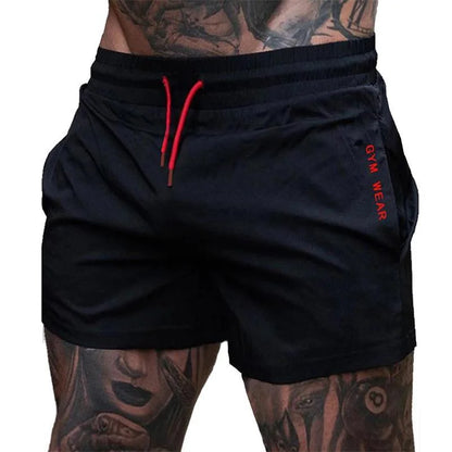 2026 Summer Gym Fitness Men's Shorts Sweatpants Thin Fashion Men Marathon Running Shorts Sports Breathable Training Pants