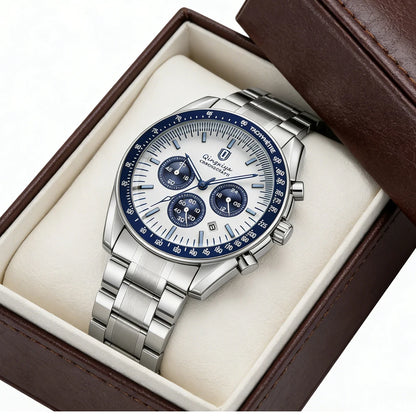 New Men Watch Calendar Business Quartz Watches Mens Top Brand Luxury Sport Waterproof Luminous Stainless Steel Man Wristwatches