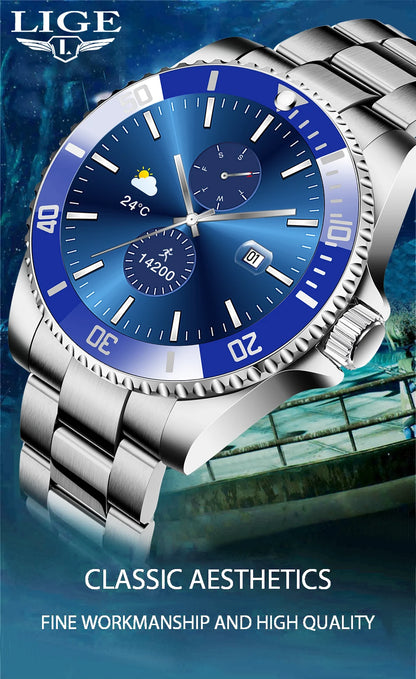 New 2026 Style Luxury Smart Watch Dials Answer Call For Men Waterproof Sport Digital Business Smart Watches For Gift Smart Band