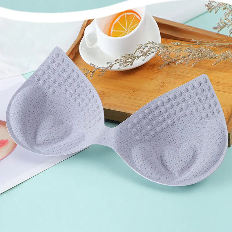 2026 New 1Pair Women Summer Swimsuit Padding Inserts Sponge Foam Bra Pads Chest Cup Breast Bra Bikini Insert Chest Pad