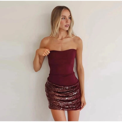 Sexy Shiny Sequined Mesh Club Evening Party Dresses Women 2026 Summer Autumn Sleeveless Backless Bodycon Maxi Long Dress