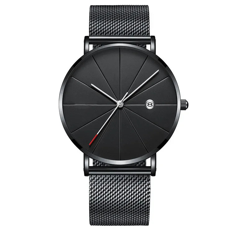 Man Watch 2025 Luxury Gold Men Watches Ultra Thin Mens Watches Stainless Steel Mesh Belt Quartz Wristwatches Horloge Mannen