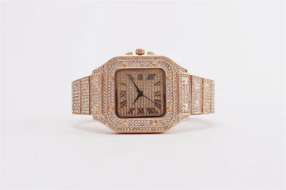 2025 Fashion Watches for Men Women Iced Out Watch Man Luxury Diamond Watch Unisex Quartz Wristwatches Relogio Gift Drop Shipping