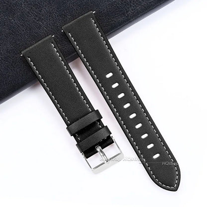Genuine Calfskin Leather Watchbands Quick Release Watch Band 20mm 22mm for Smartwatch Strap Men Women Watches Accessories Belt