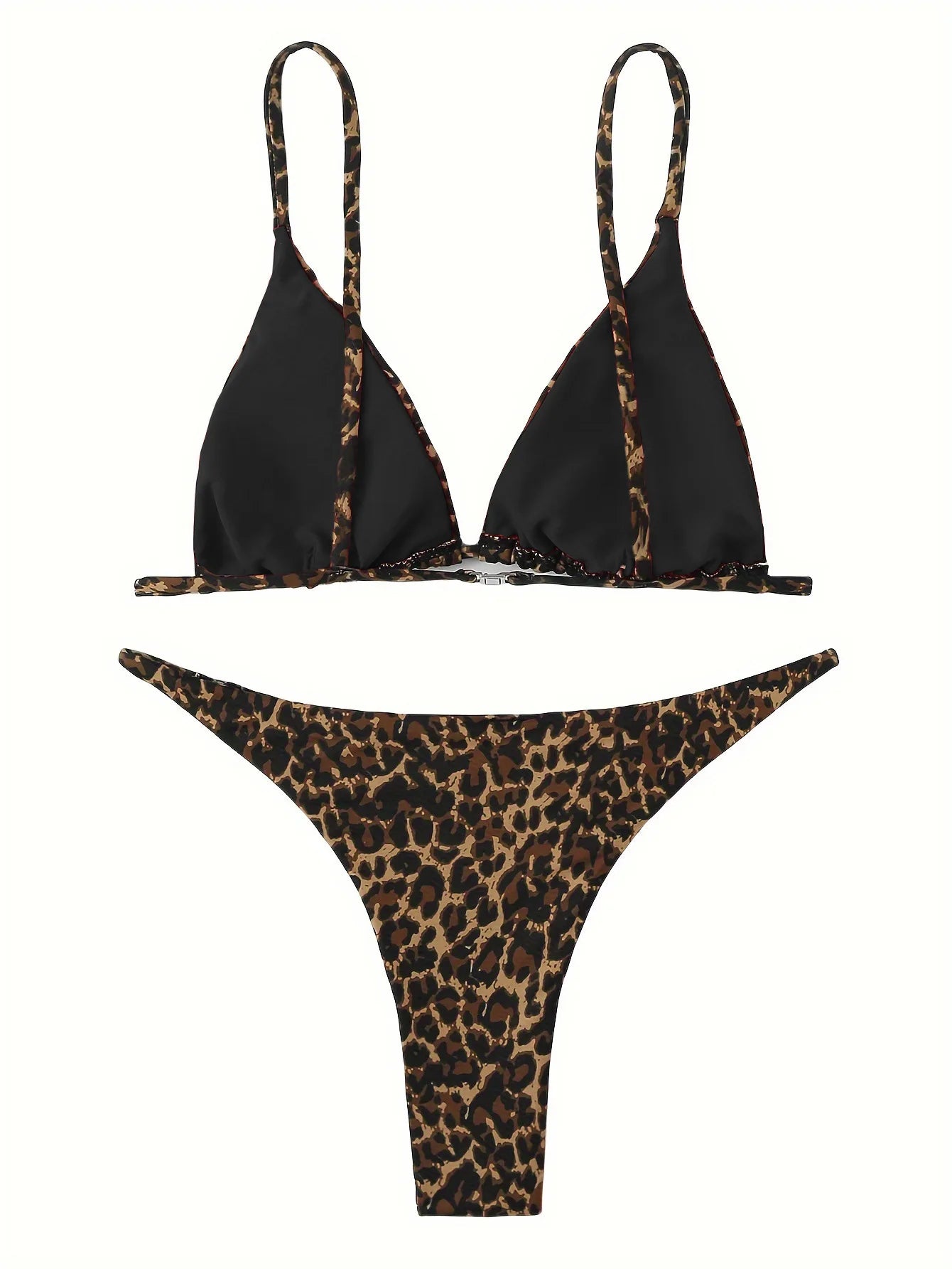 High Cut Micro Bikini Women Leopard Bandage Push Up Swimsuit Sexy Bathing Suit Padded Thong Swimwear Biquini Trajes De Baño 2026