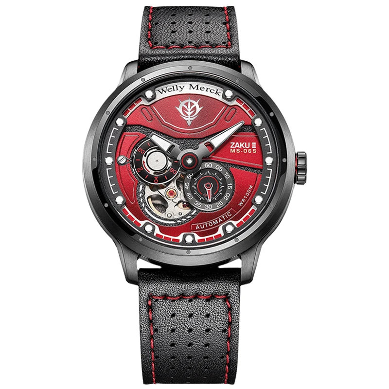 WM Watch Automatic Mechanical Watches Man Stainless Steel Waterproof MIYOTA 82S7 Limited Edition Welly Merck Watch Joint Series