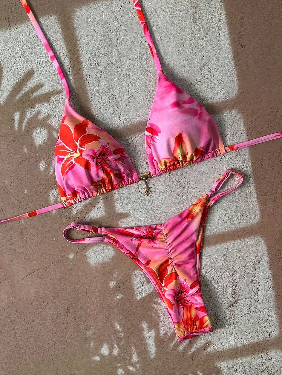 Sexy Leopard Push Up Bikinis Two Piece Bathing Suits 2026 Micro Bikini Sets Women Swimsuit Beach Wear Thong Swimwear for Female