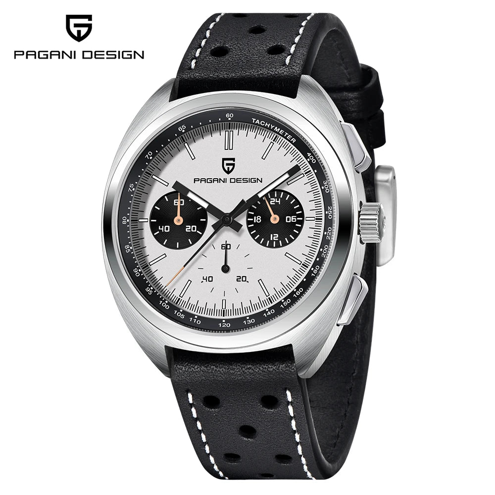PAGANI DESIGN Men's Watches Luxury Quartz Wrist Watch For Men AR Sapphire Speed Chronograph Retro Dial Clock Reloj Hombre 2026