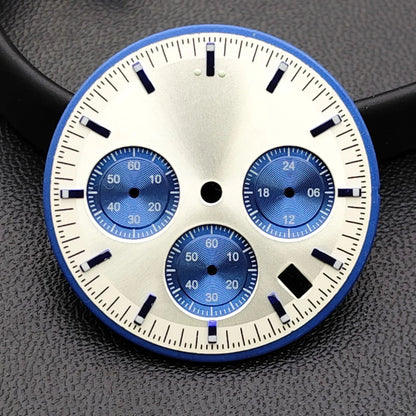 39.7mm MoonSwatch Chronograph Watches Stainless Steel Case Fit VK63 Movement Accessories Sapphire Glass Watch 20mm Strap Moon