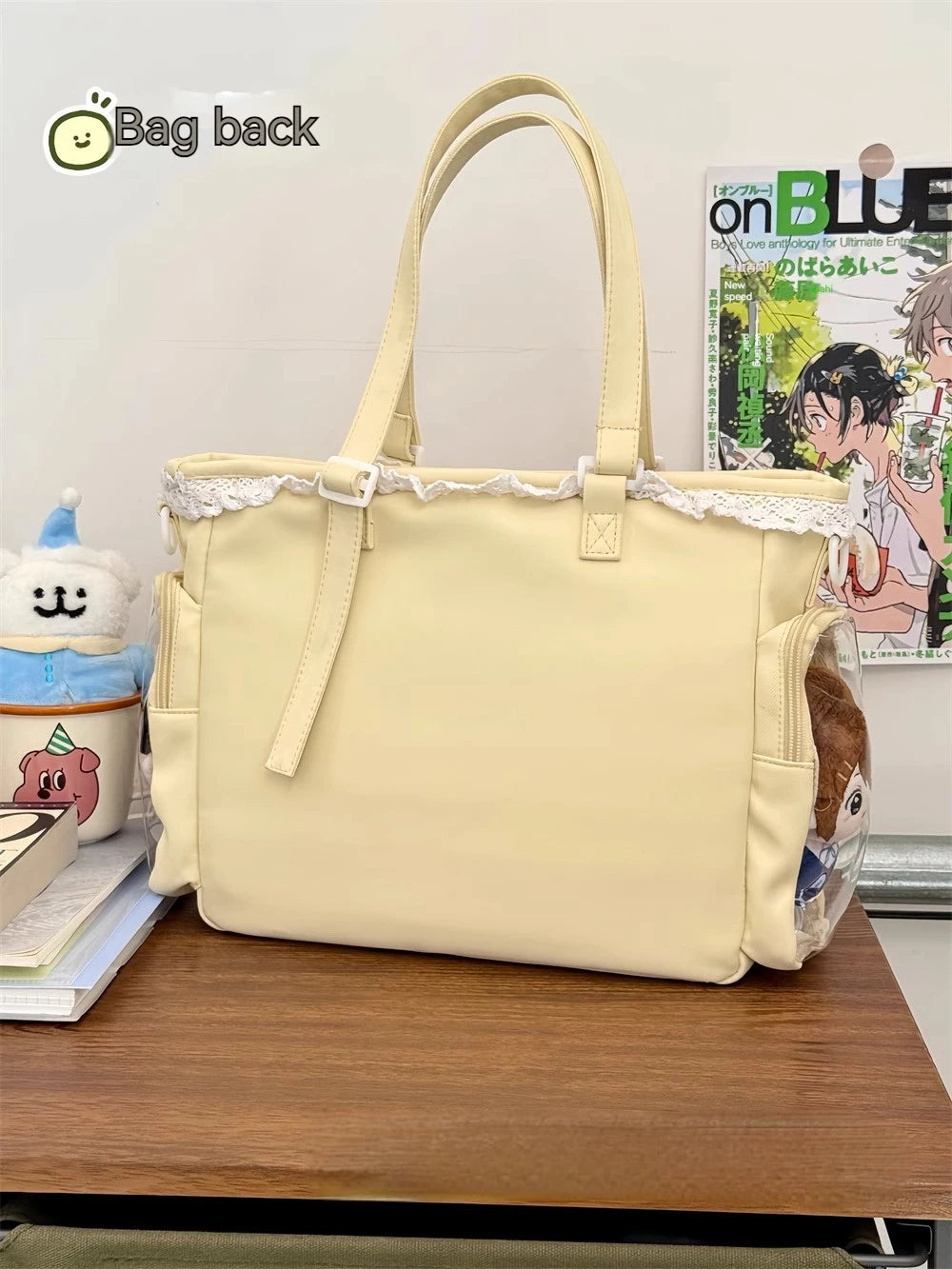 Ballet Girl Has A Large Appetite Itabag Japanese Two-Dimension Single Shoulder Cross Body Goods Bag Gift For Friends