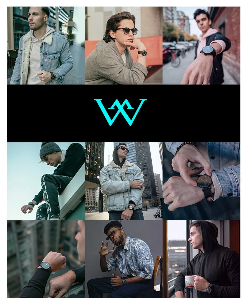 WM Watch Automatic Mechanical Watches Man Stainless Steel Waterproof MIYOTA 82S7 Limited Edition Welly Merck Watch Joint Series