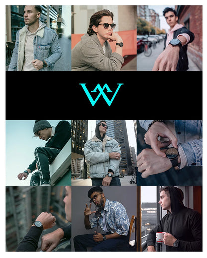 WM Watch Automatic Mechanical Watches Man Stainless Steel Waterproof MIYOTA 82S7 Limited Edition Welly Merck Watch Joint Series