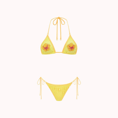 Sexy Swimsuit Bikini with Skirt Women Swimwear High Leg Swimwear Bathing Suit Beachwear Bandeau Biquini