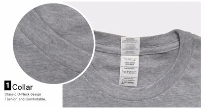 Men's Streetwear Pattern T-shirt - Bold Letter Printed Loose Casual T-shirt, Vibrant Summer Short sleeved Pure Cotton T-shirt St