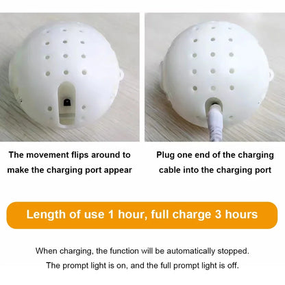 Electronic Pet Dog Toy USB Plush Automatic Bouncing Toy Vibration Ball Bite Puppy Ball Pet Plush Sing Chewing Squeaker Dog Toy