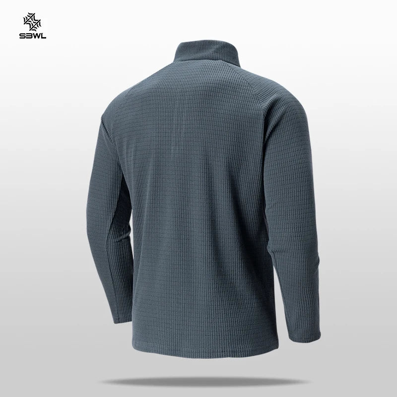 SBWL Men's high quality cycling hiking outdoor sports long sleeve Tshirt leisure speed dry running fitness sports clothing Tops