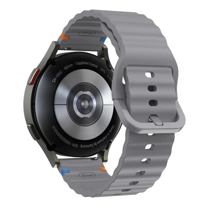 22mm Watch Strap For Xiaomi Watch 2 Pro S4 sport S3 S2 S1 Active/Mi Watch color 2 Smartwatch Watches Band Silicone Wave Bracelet
