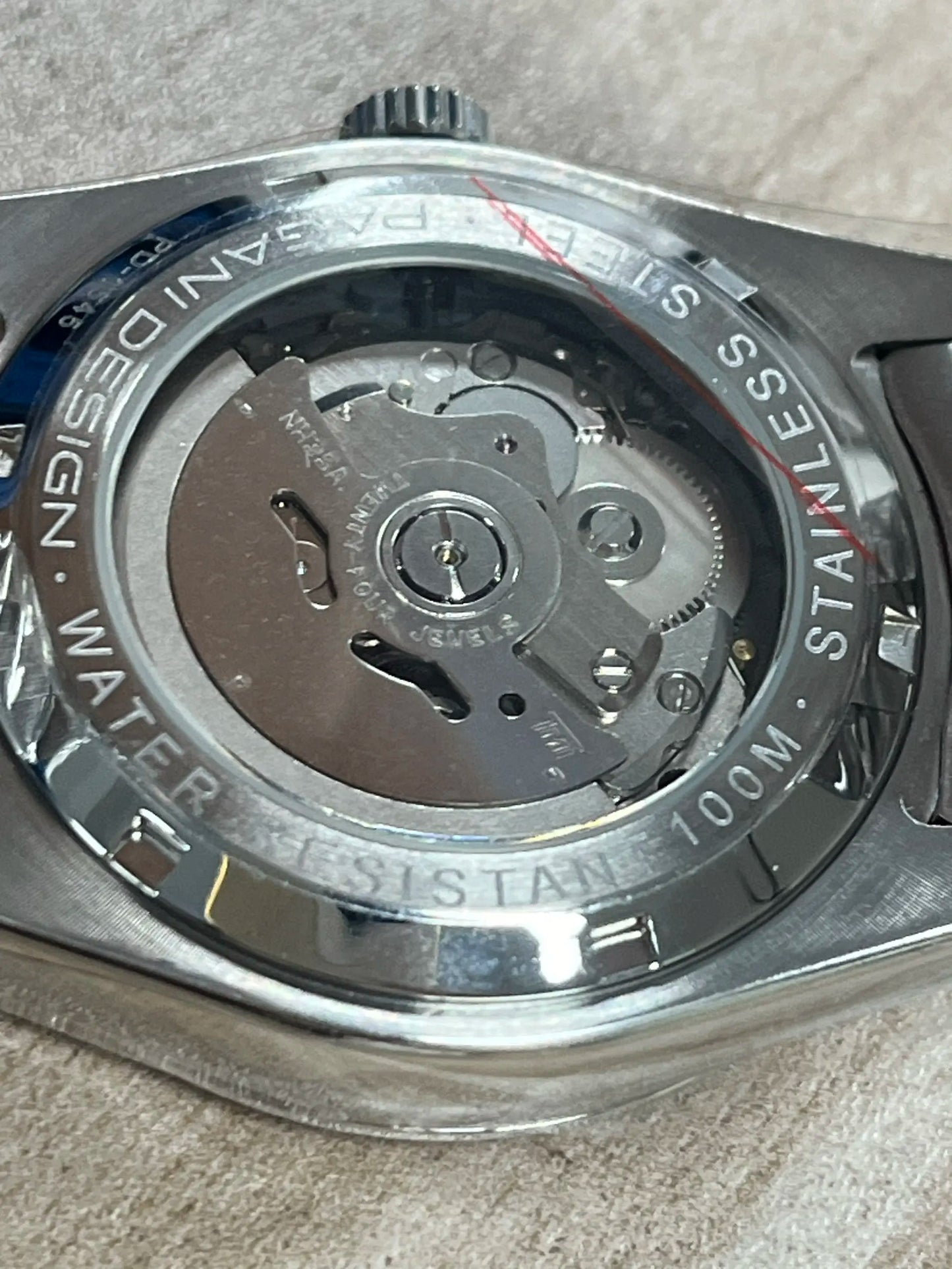 PAGANI DESIGN Watches Luxury Diamond Dial Mechanical Watch For Men Top NH35 Movt Sapphire Glass Stainless Steel Waterproof Watch